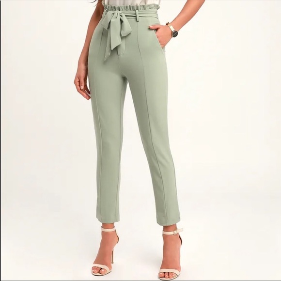 Lulus Pants - Lulus Sage Green Pants